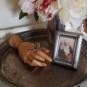 Gold & Pewter spiked ring